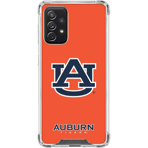 Auburn University Logo Orange Galaxy A72 5G Clear Case